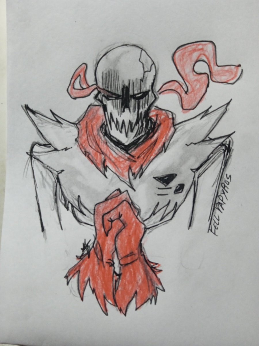 xmaoy's tweet photo. Dibujo rápido de papyrus fell, no de verdad lo hice rápido xD 

#draw #drawing #art #dibujo #undertaleAU #undertale #undertaleFanart https://t.co/JoU4xUzdTl