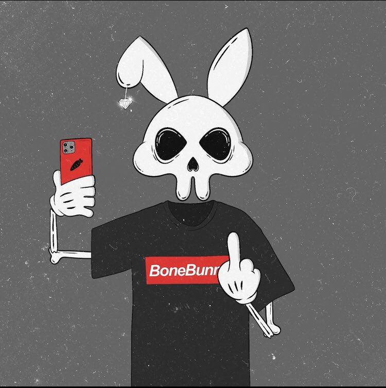 tomipoint's tweet photo. Added another Bone Bunny to the NFT collection! 💀 🐰 @BrothersArmyNFT 

#NFT #NFTcommunity #NFTartwork #NFTcollection https://t.co/OSRj6Hs0jJ