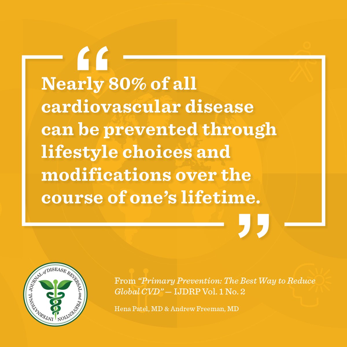 ijdrp's tweet photo. CVD is a leading cause of mortality worldwide, accounting for nearly 1/3 of all deaths. With mounting evidence that a predominantly plant-based diet lowers many CVD risk factors, should current Primary Prevention of CVD guidelines go even further?

➡️  https://t.co/YYqcQUugqh https://t.co/9umZxYlMF8