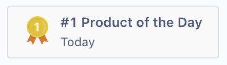 Update. We are now #1 🏆