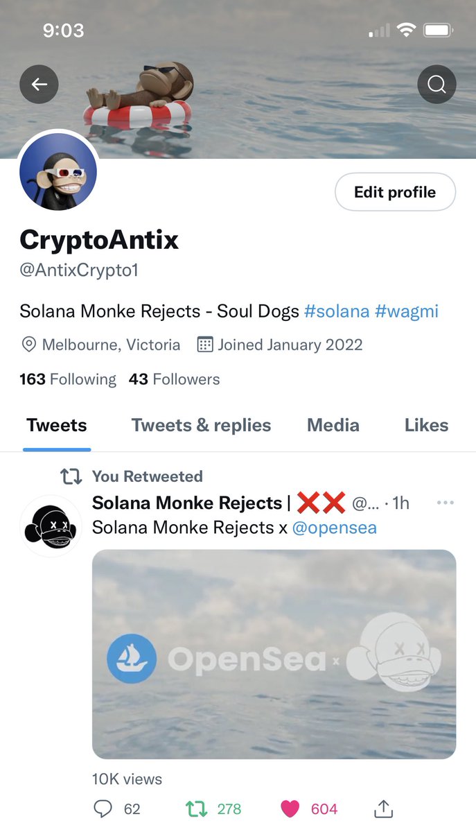 AntixCrypto1's tweet photo. New wallpaper is fire 🔥 @MonkeRejects @opensea https://t.co/aZpFiHRh0P