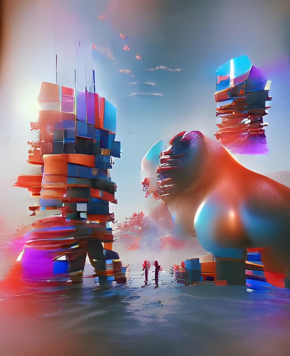 beeple_not's tweet photo. WE USED TO BE GIANTS #0118
#notbeeple #beeple #artificialintelligence
#machinelearning #artificial #intelligence #aiart #ai #nft #everyday #nightcafe
#we #used #to #be #giants
@NightcafeStudio
https://t.co/E9pvLLoEF1 https://t.co/Evnxq5qPFH