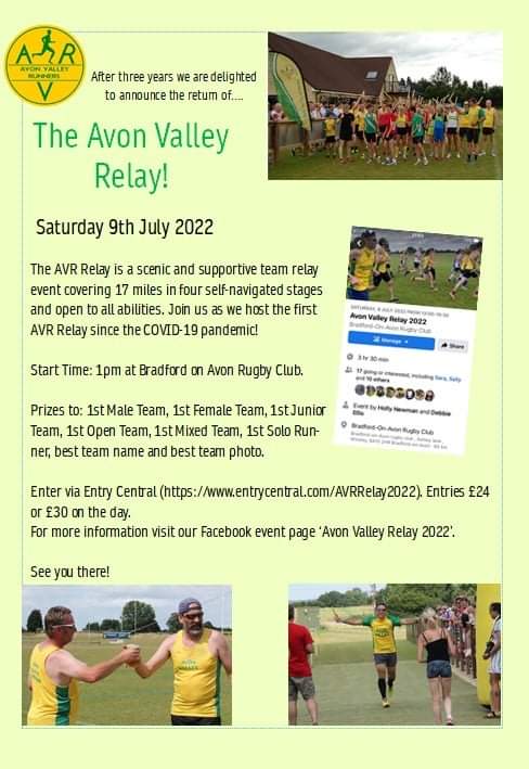 The AVR Relay is back!! Don't delay and enter your teams today!
👇👇👇
entrycentral.com/AVRRelay2022