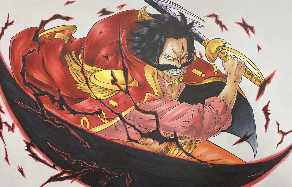 H To ゴール D ロジャー イラスト Onepiece Illustration Anime コピック Copic コピックイラスト T Co Mpgotlqbf0 Twitter