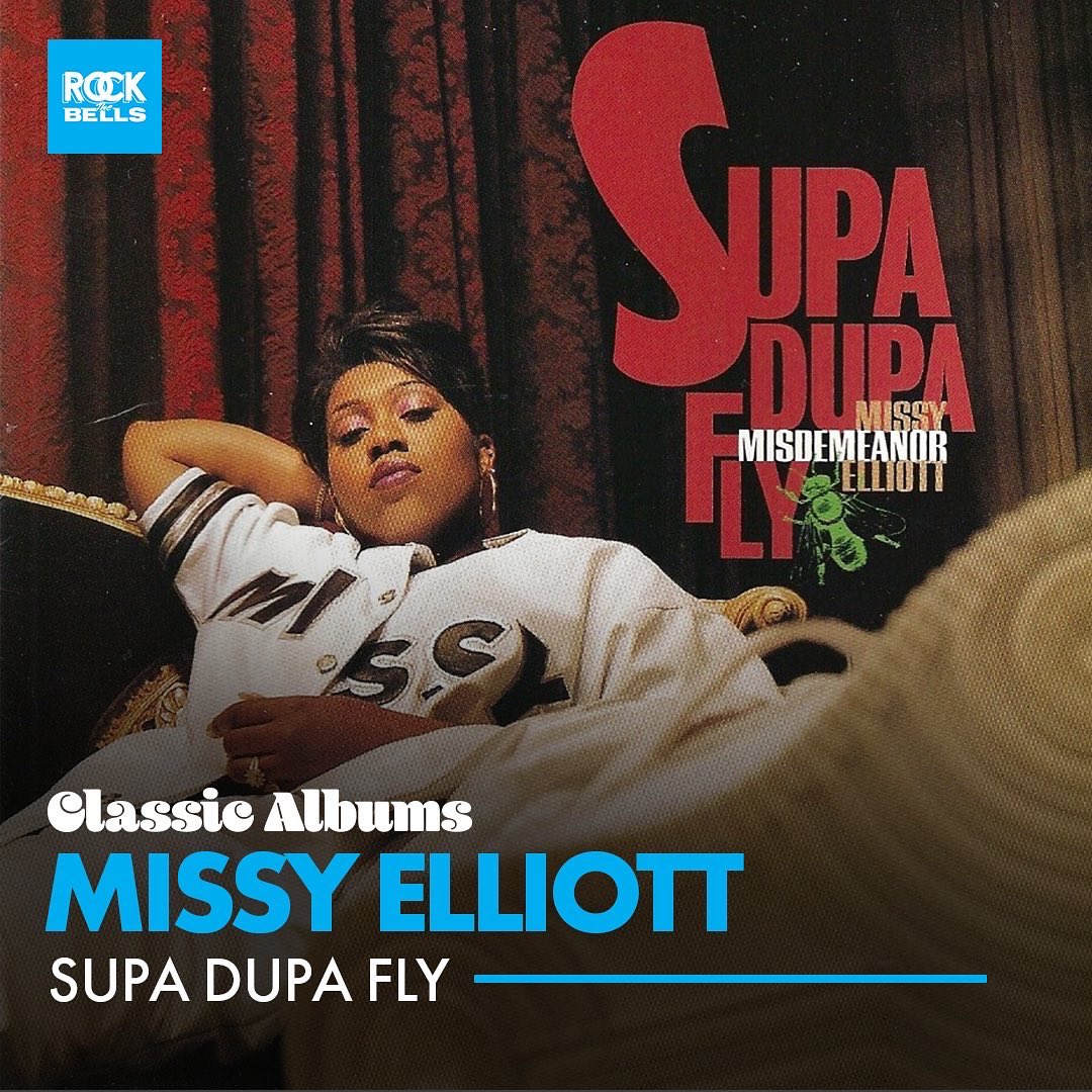 RockTheBells's tweet photo. .@MissyElliott recorded Supa Dupa Fly in two weeks with @Timbaland as the sole producer. She would later tell interviewers, “I did this album for my fans.” She didn’t need the money. It was about her artistic expression.  
#WomensHistoryMonth #MicrophoneQueens https://t.co/Q0v0EY5MaF