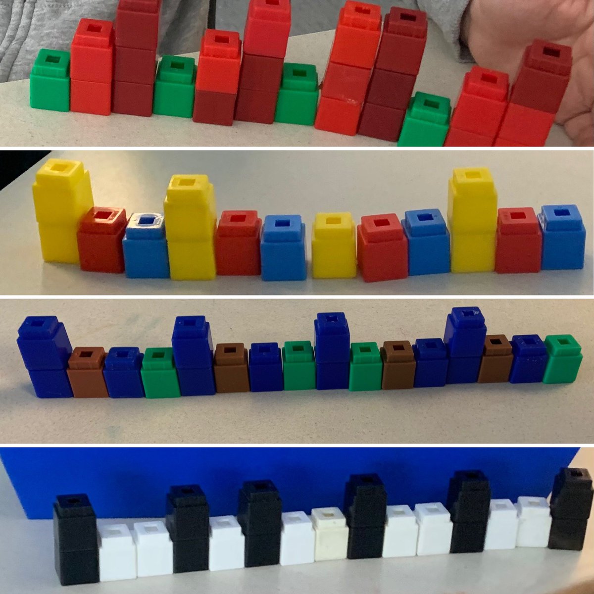 We’ve been patterning using 2 or more attributes. Today we played “Find my mistake”! <a href="/KCAKentville/">KCA</a>