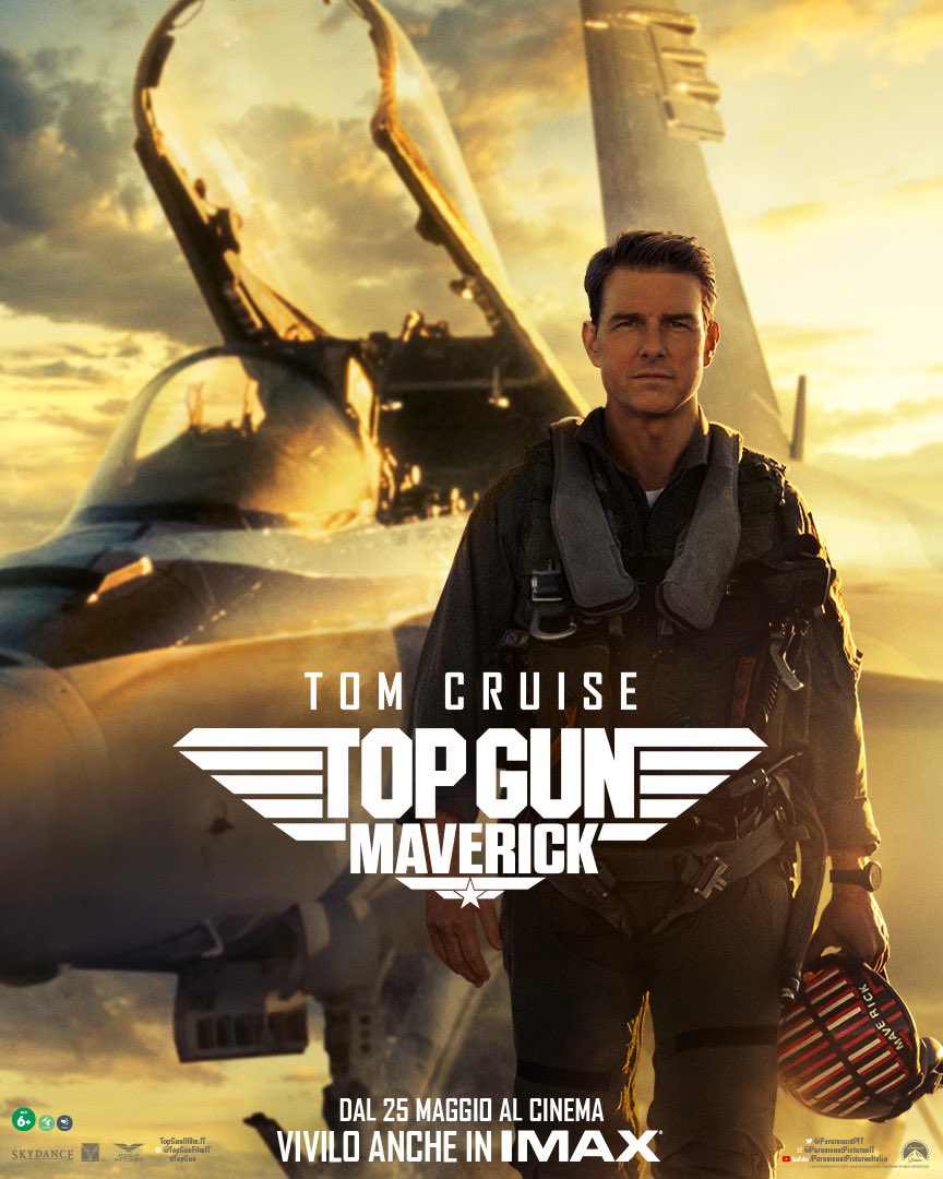 25 maggio 2022. Solo al cinema. 

#TopGunMaverick #PrepareForTakeoff 
#TopGun