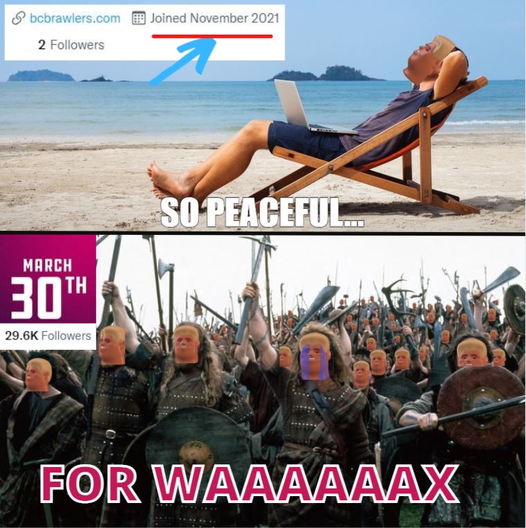 MonsieuRabbit's tweet photo. My @ScottyWideye meme! 🙃
(spent 2 hours on it 🤣)
 #ScottyGang #Memes @bc_brawlers @WAX_io https://t.co/BgmI9tbD3I
