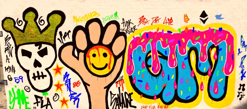 SavageRender's tweet photo. I could literally spend all day in #kingsprayvr by @Infectious_Ape
#VR #Metaverse #graffiti
#graffitiart #NFT #NFTs #NFTCommunity #Ethereum #Bitcoin #gm #Savage #clothingbrand https://t.co/IAOv0NVoVp