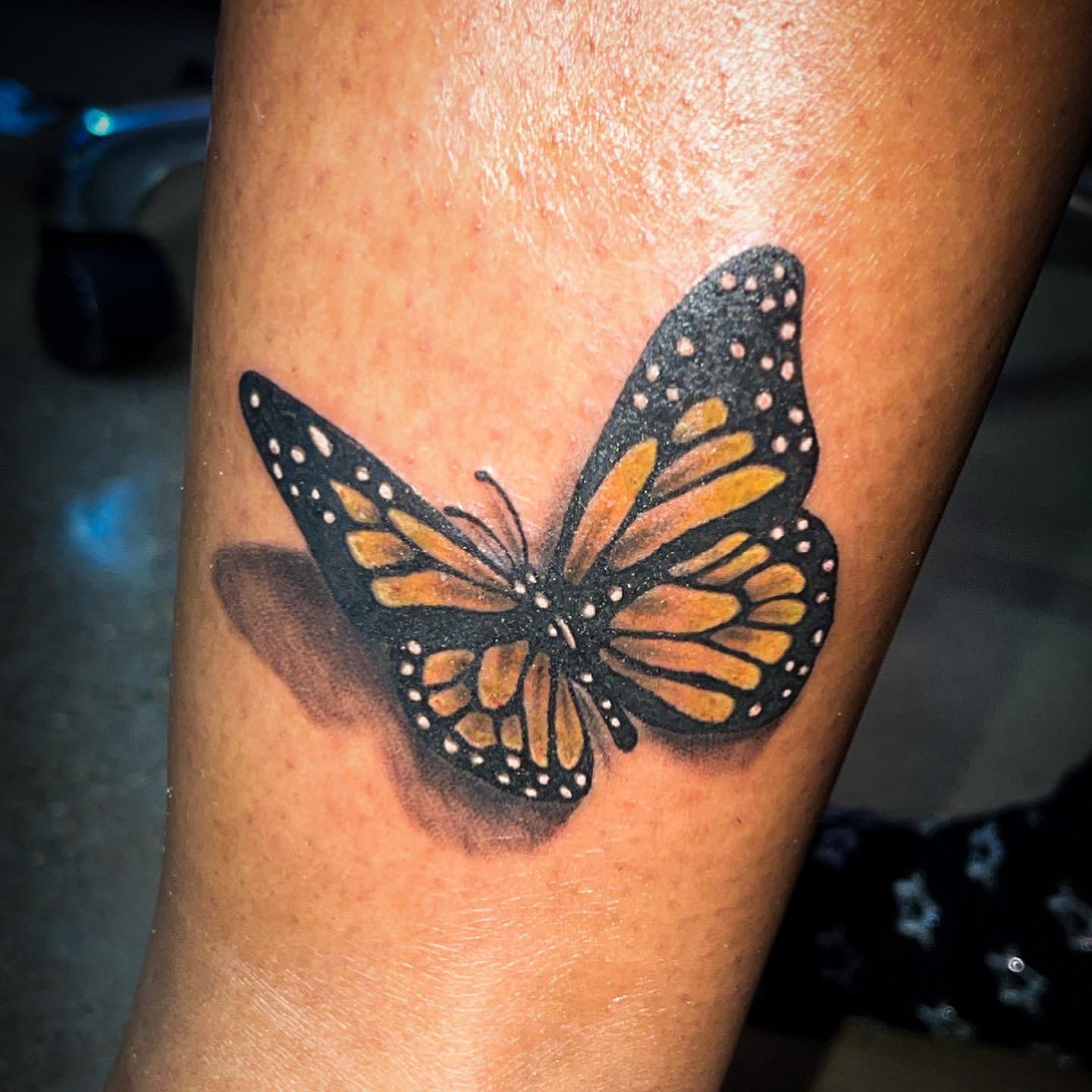 3d monarch butterfly tattoo