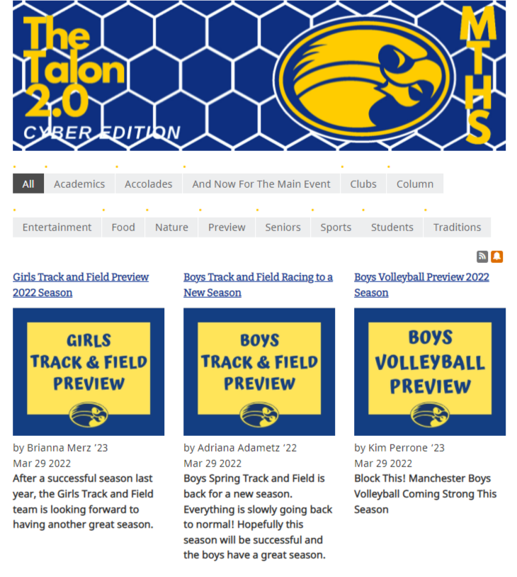 MTSDnews's tweet photo. Check out all the Spring Sports Previews now posted on The MTHS Talon. https://t.co/cNbXzgKMGY https://t.co/EGz6kOrksL