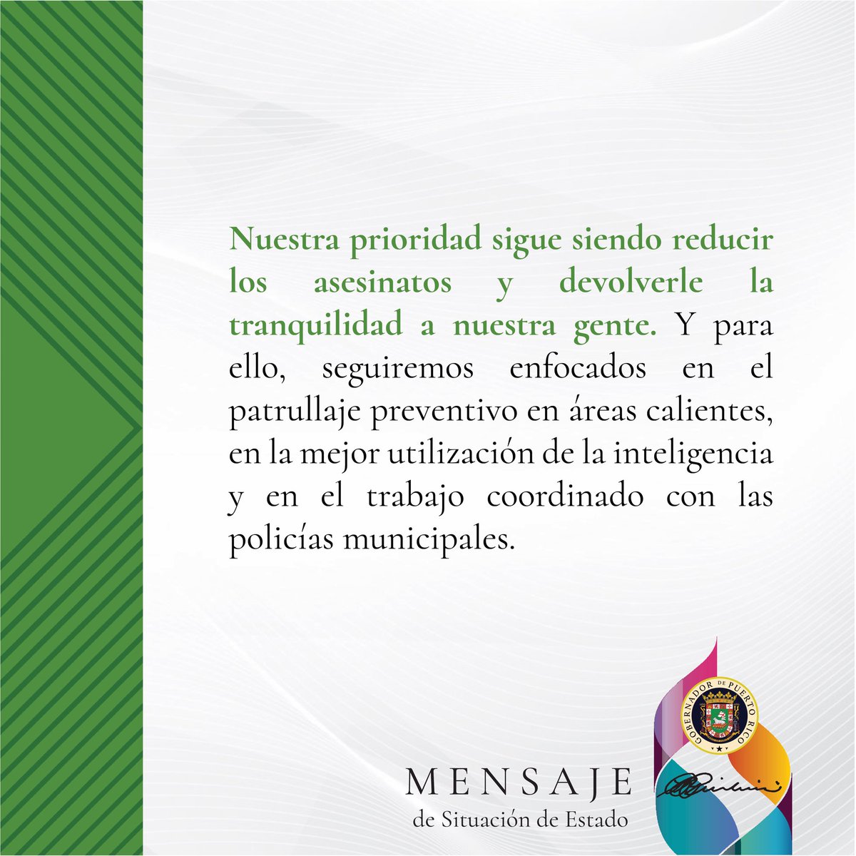 GovPierluisi's tweet photo. #MensajeDeEstado2022
#GobiernoDeResultados https://t.co/6S8cV7AMVQ