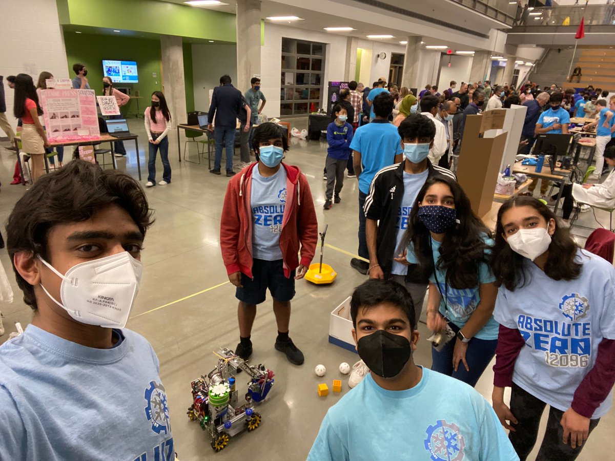 AbsoluteZeroFTC's tweet photo. We shared our robotics skills with the Loudoun County Community at the LCPS Maker Showcase! #lcpsmakershowcase https://t.co/bM659UWwEB