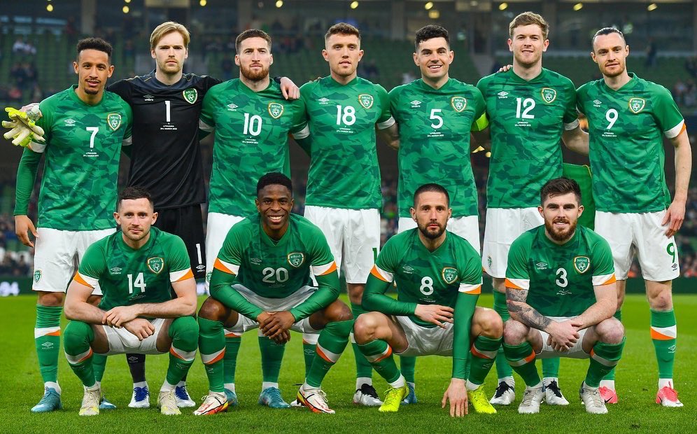 Class 10 days with the lads @FAIreland & buzzing for my man @troyparrott9 🤩☘️💚