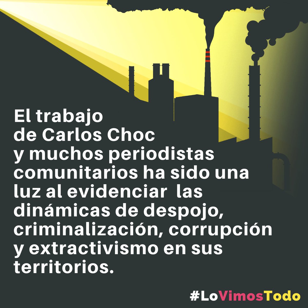 PrensaComunitar's tweet photo. #LoVimosTodo Sus acciones no nos sorprenden, porque conocemos sus estrategias. Durante años hemos documentado e informado todos los intentos de criminalización y persecución en contra de quienes han contado la verdad en El Estor
#SerPeriodistaNoEsUnCrimen #MiningSecret https://t.co/pxJ0ktJ5ow