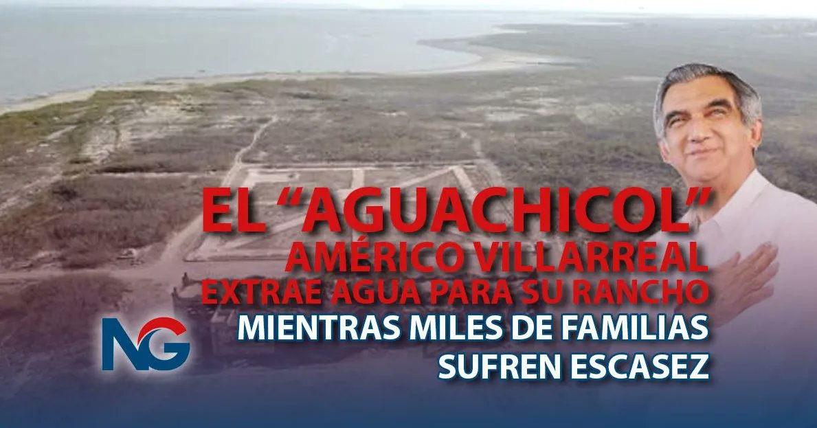 HectorVillarri's tweet photo. Mientras familias de #CdVictoria sufren crisis por falta de agua, el candidato a gubernatura de #Tamaulipas @PartidoMorenaMx @Dr_AVillarreal usa concesiones de pozos y extrae líquido para su rancho el equivalente al consumo de 183 casas al mes según #REPDA
https://t.co/T5SE4Jrpwl https://t.co/DiJGkb4Hpr