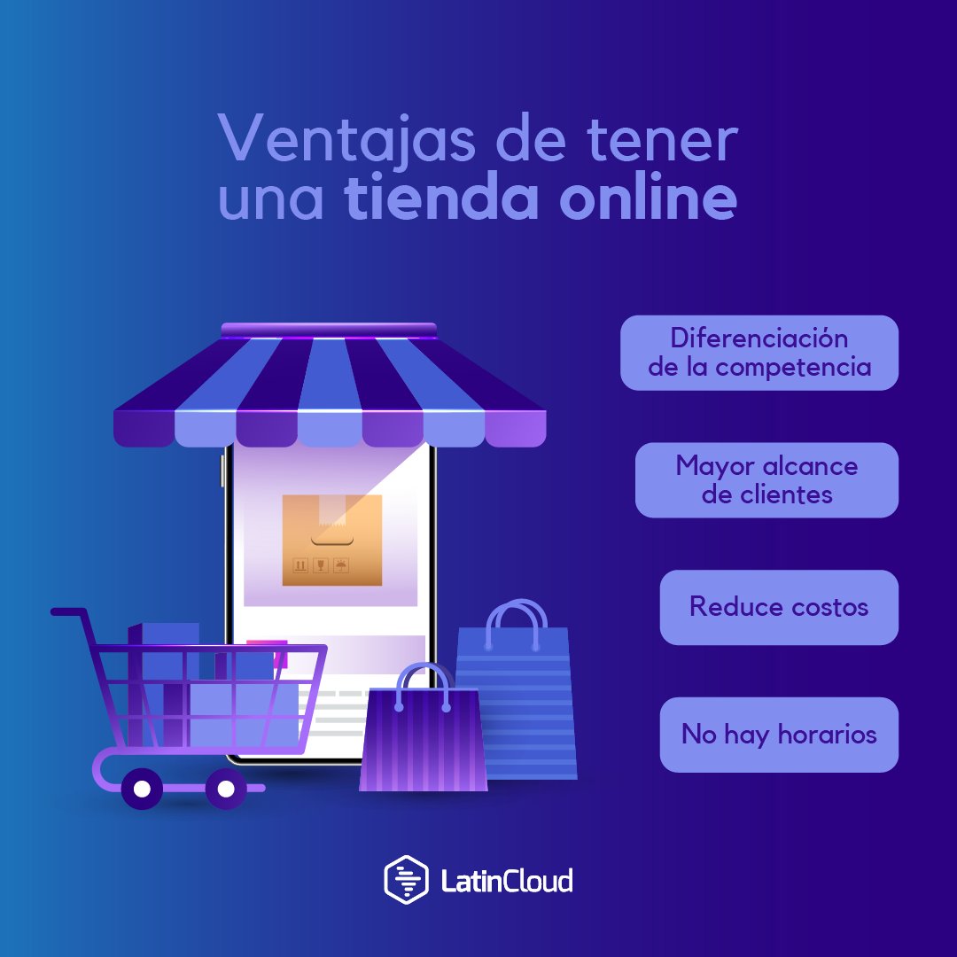 ¿Sabés por qué tu negocio necesita una tienda online?                                                                                  

#LatinCloud #ViveLaExperienciaCloud