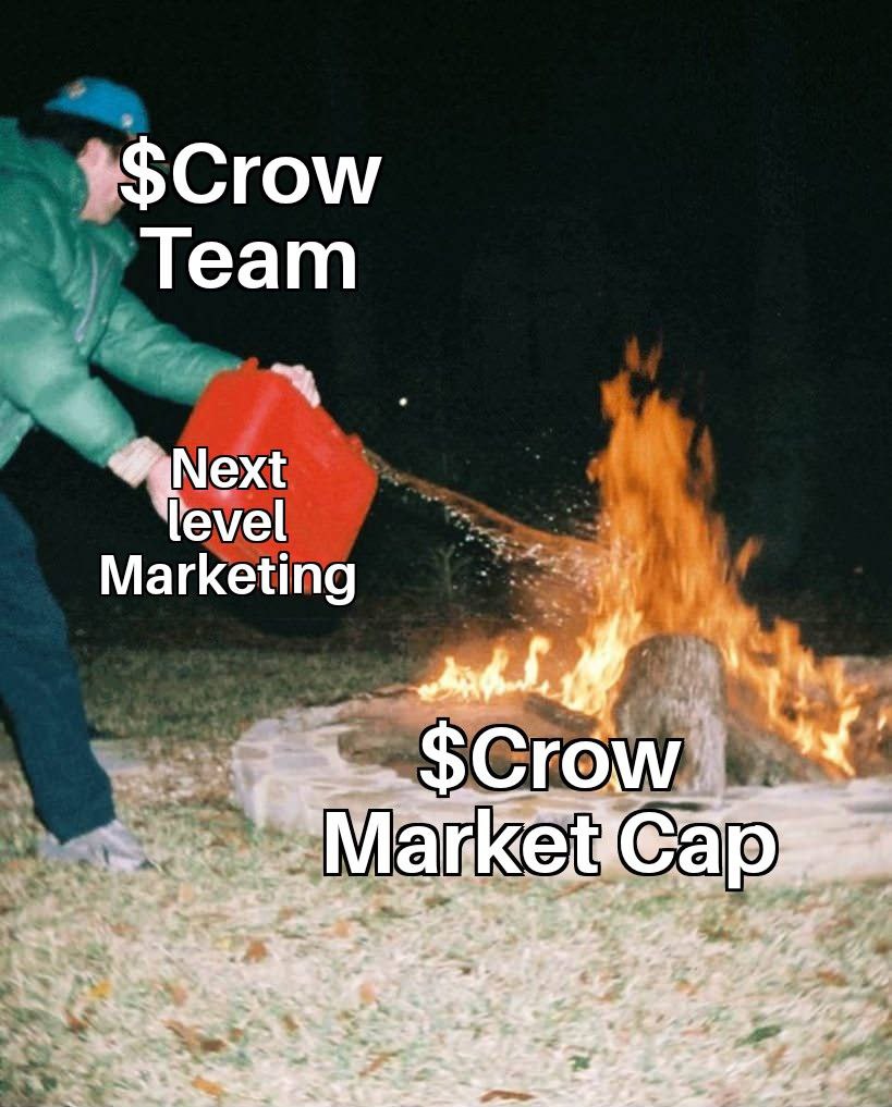 CrowCoinMeme's tweet image. Crow to #CrowSquad... are you ready for paid marketing? 💹🦅

#CrowCoin #crow #cro #crofam #cronos