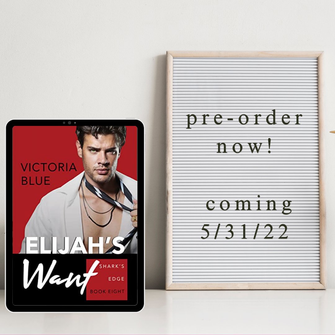MissVictoriaBlu's tweet photo. Have you pre-ordered Elijah's Want yet? 
https://t.co/KmZ5xGDSyI

Worrying about the past, they might miss out on the future...

Elijah Banks thought he found his one true love—until she walked out their front door without even saying goodbye.... https://t.co/EMEG1m7EVb