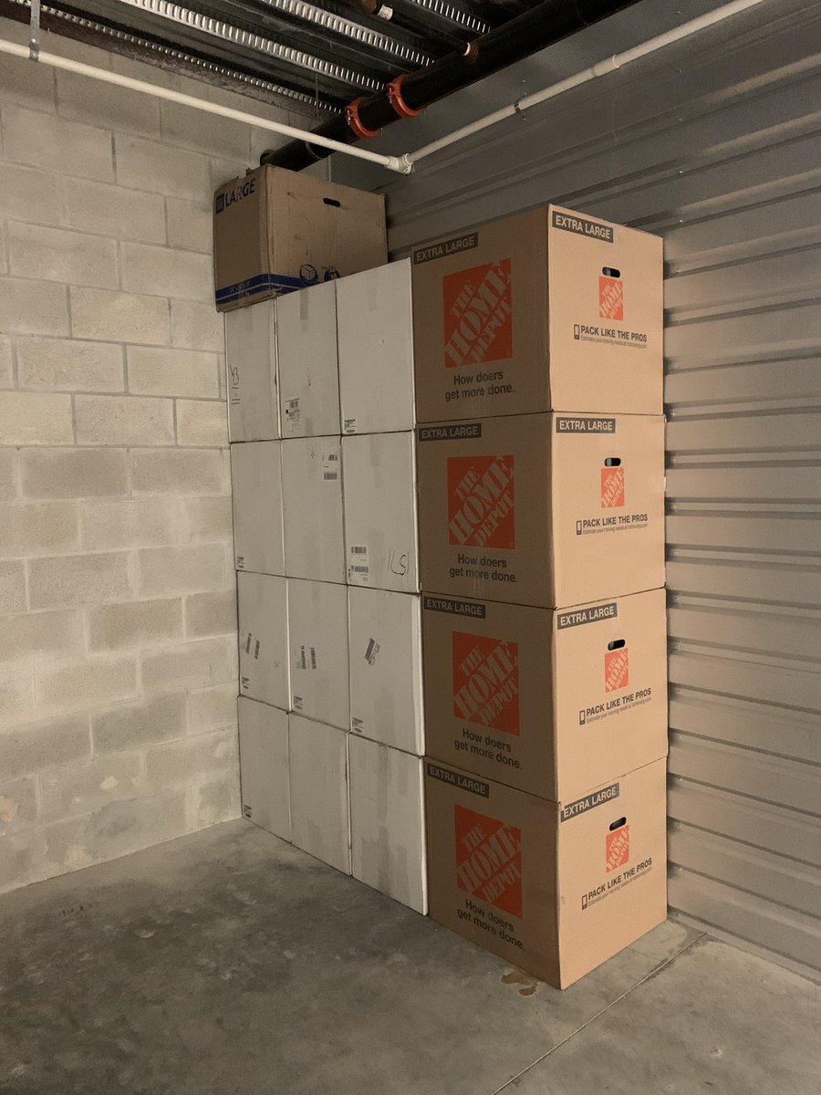 EO85Dub's tweet photo. All drop fronts PACKED/STORED!!
I still have to move all the empty OG boxes because I’m a horder and collect those too 😩 #sneakerhead #TemporaryStorage @ContainerStore Recognize those boxes?? Can I get a few delivered like “on the house” 😉 #sponsorship https://t.co/AJf0gsIBdx