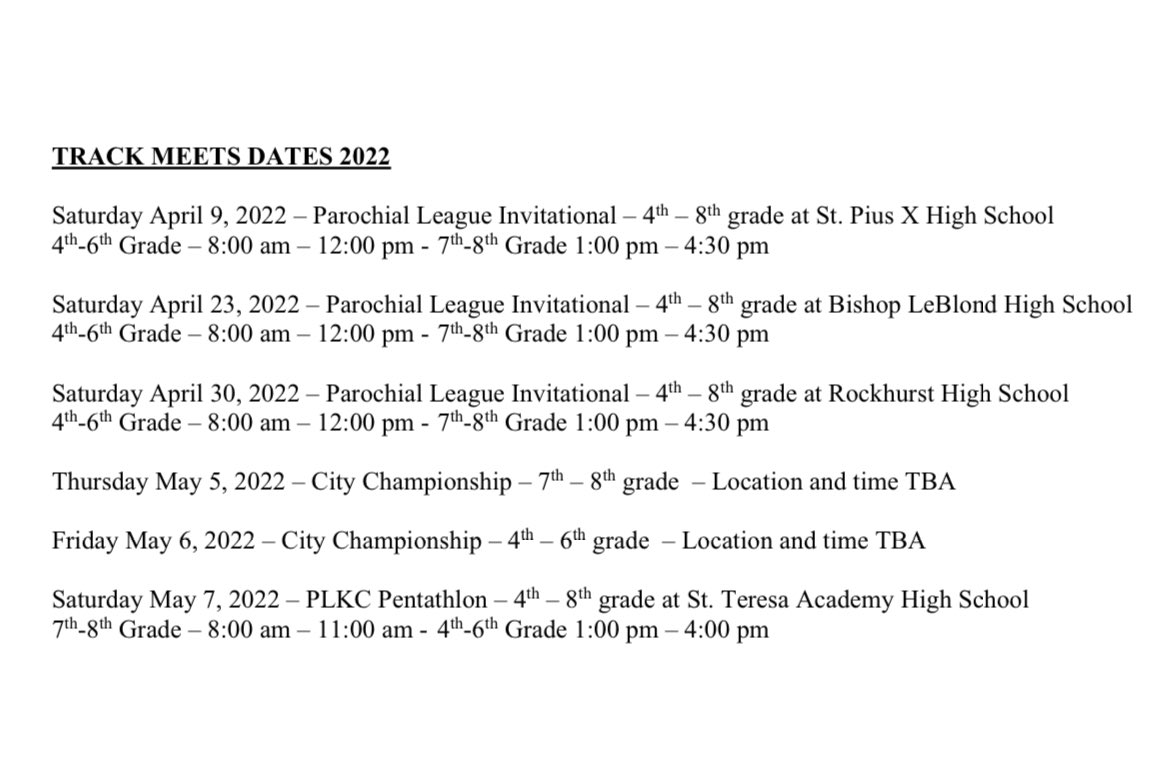 CoachGabrielson's tweet photo. Here’s our meet schedule for this season!
⁦@OakhillDay⁩ ⁦@OakhillPanthers⁩ #ODSLife https://t.co/1CFI8aHkWk