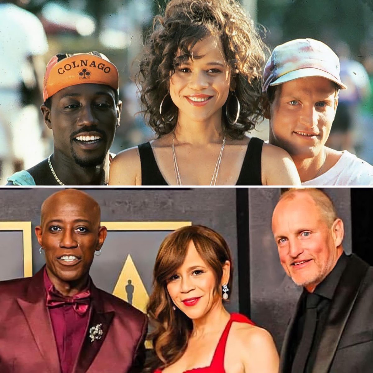 LookAtThemNow1's tweet photo. Wesley Snipes, Rosie Perez &amp; Woody Harrelson -“ White Men Can't Jump” Reunion 🏀 https://t.co/Znq1sPSLls