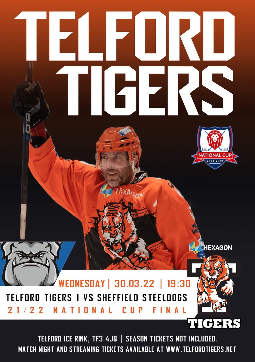 TomPTCollins's tweet photo. Big 2nd Leg Of The @Telford_Tigers vs @SteeldogsIHC Tomorrow Night! Proud To Be Around This Team Doing Massage &amp; Fitness Work 🐯 https://t.co/MHlrvKhYKo