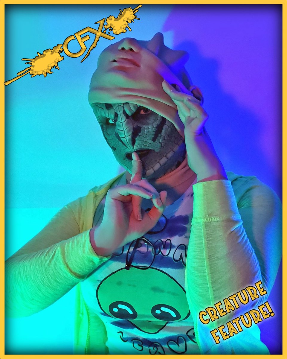 CFXunmasked's tweet photo. 💥#CFX #CREATUREFEATURE!💥
Today's Feature comes from Flora Hill and Naga the Reptile silicone mask!
•
Want to be featured? Use hashtag #CFXMasks and tag us in your public posts so that we can feature YOUR creature assembled using CFX products!
#CFX #CompositeEffects https://t.co/es9H2ffRZR