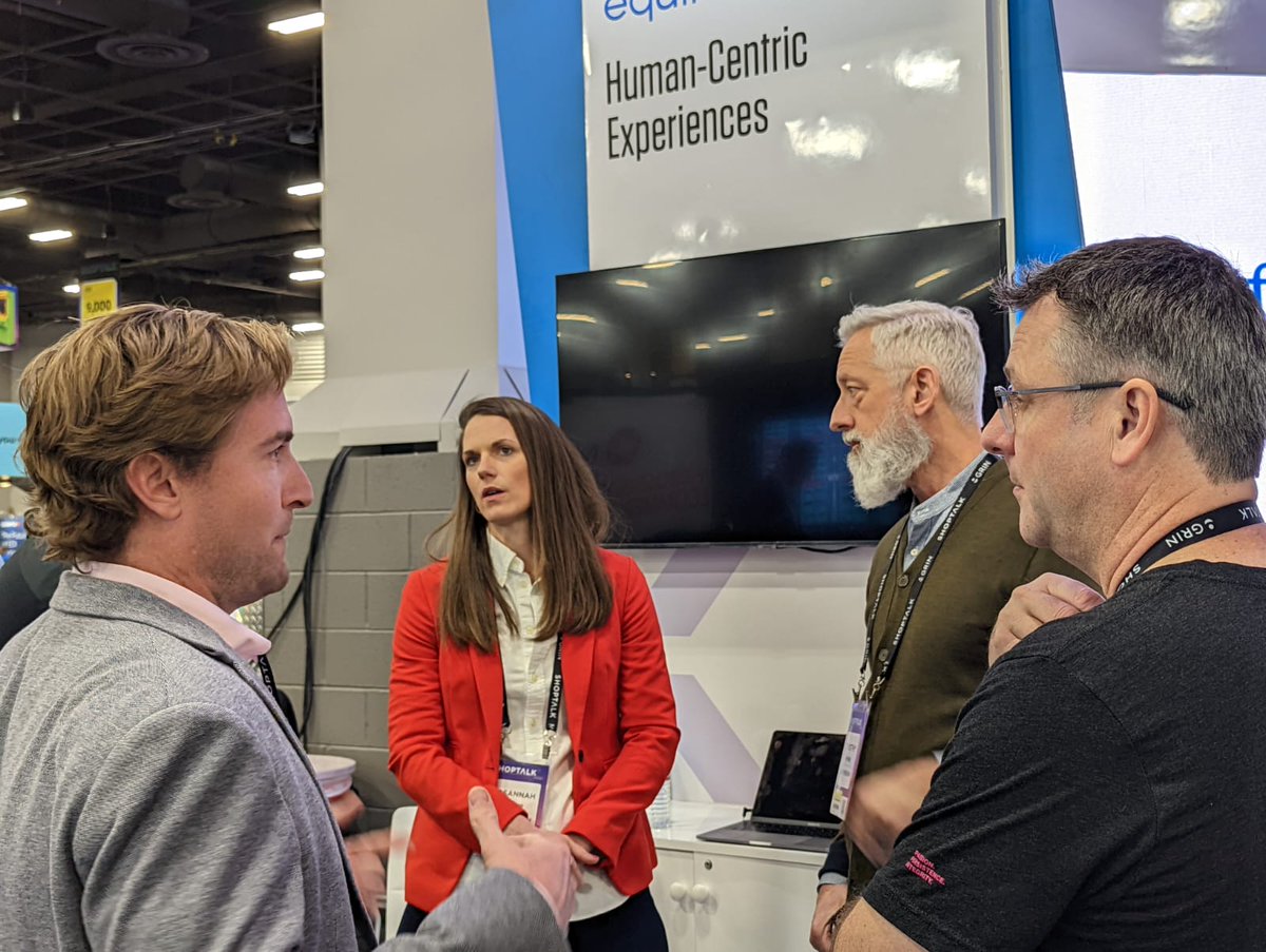 infosysequinox's tweet photo. Lots of interesting conversations happening at booth #7070 around how you can make commerce human. Meet our experts to understand how you can embark on your #HumanCentricCommerce journey. #shoptalk2022 https://t.co/Pc2cC6QAZD