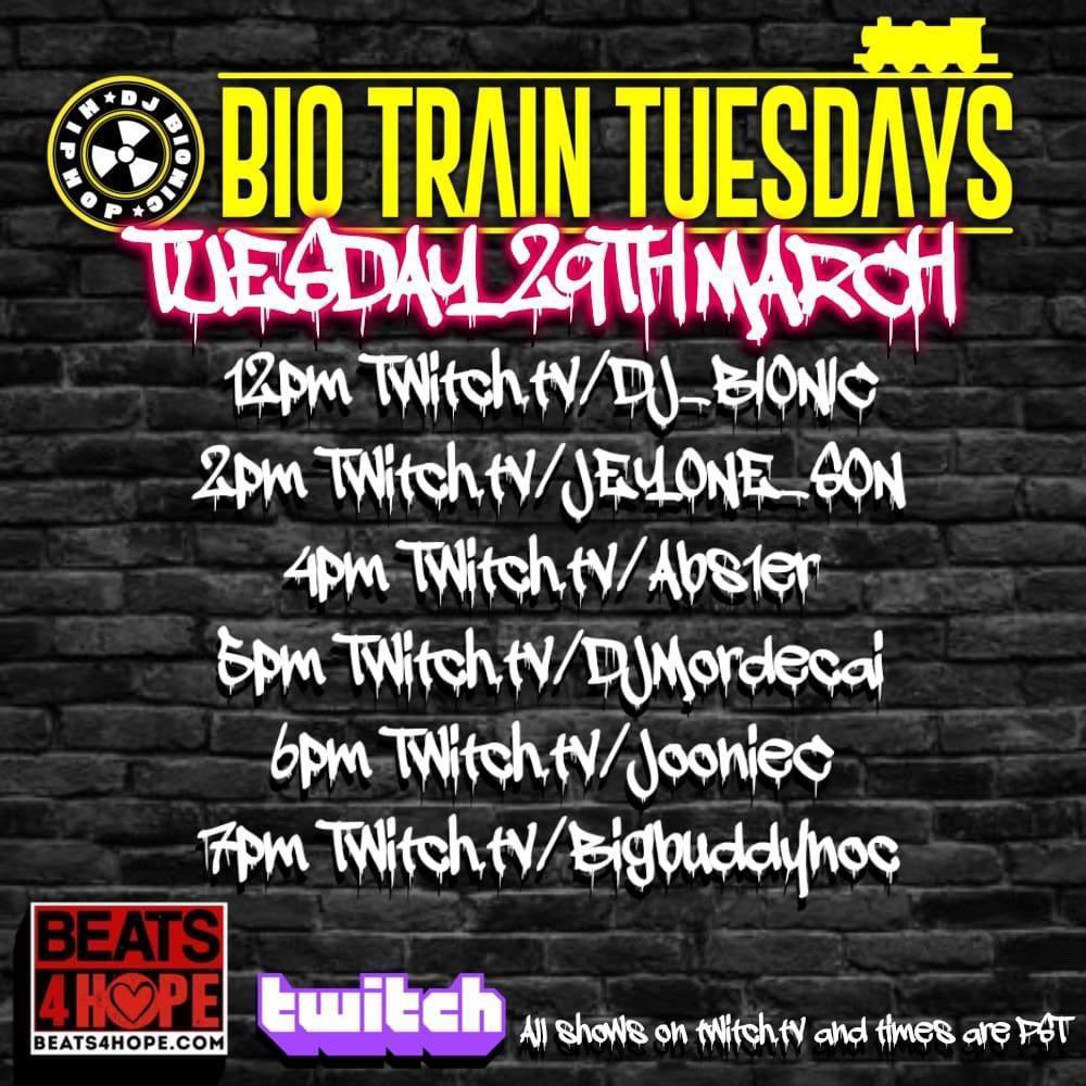 DjNocturnal's tweet photo. I’m dropping a set tonight in Twitch at 7pm(pst). I got crates full of heat that you probably won’t hear anywhere else. Pop up!! https://t.co/0TraeTcuOE
#twitch #biotrain #livestream #dj #turntablist #hiphop #rap https://t.co/IReZLUwwHG