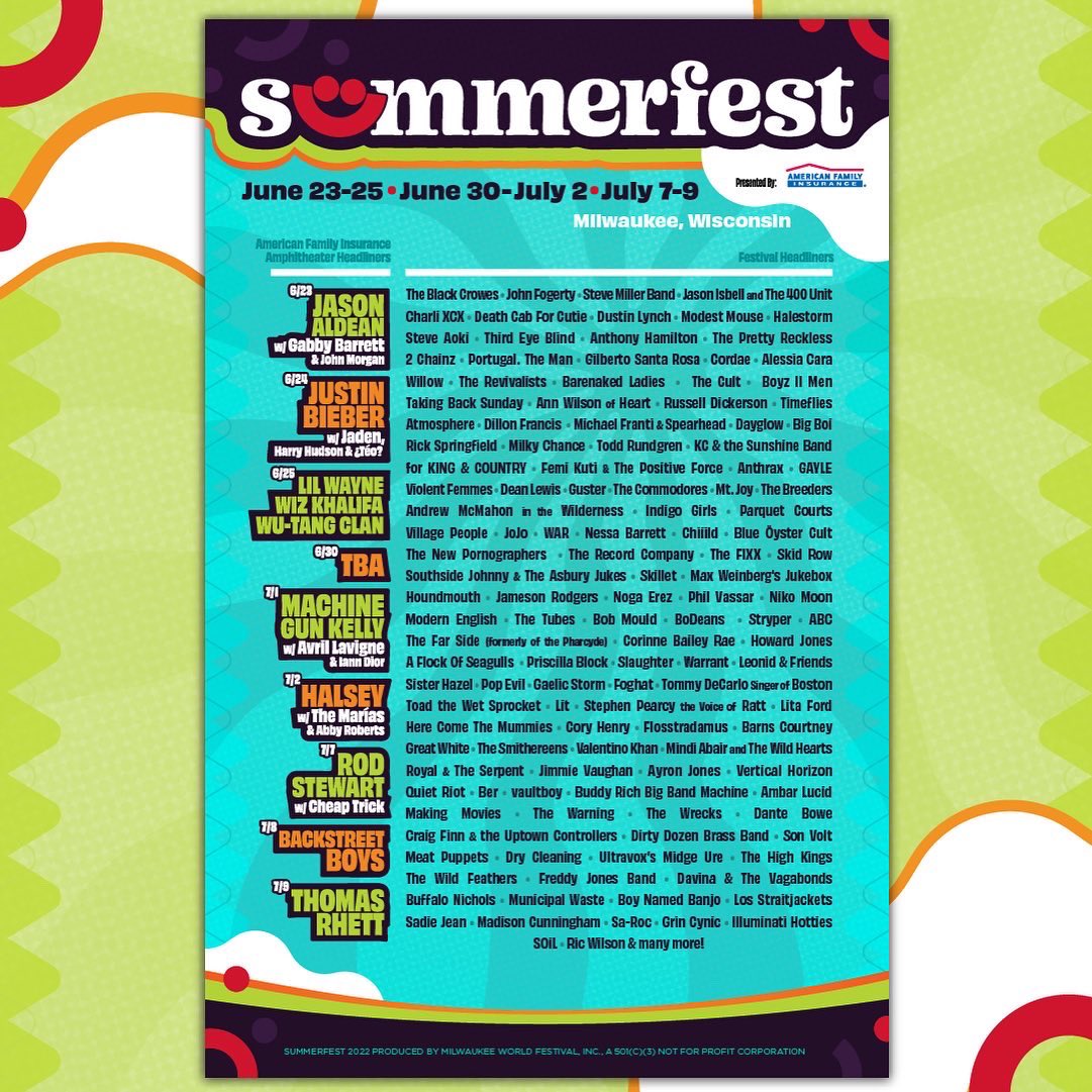 SUMMERFEST 2022. Can. Not. Wait. Tue. Be. Back. July 1.