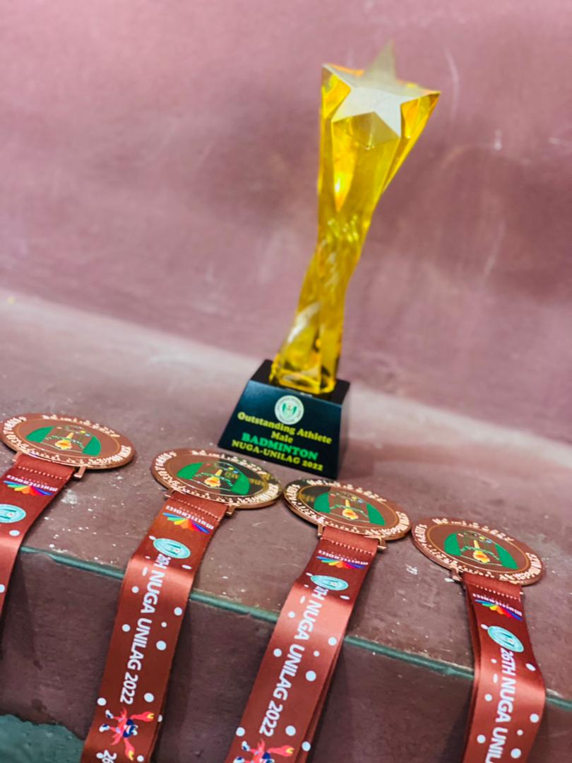 SimeonAkinsola's tweet photo. 4 bronze medals and most outstanding player award@the just concluded Nuga games2022. God over everything๐๐๐๐ธ๐ธ๐ธ
*SkippoTeamLasuNuga2022*
#Nugaunilag
#TeamLasu https://t.co/81wtMJcLe3