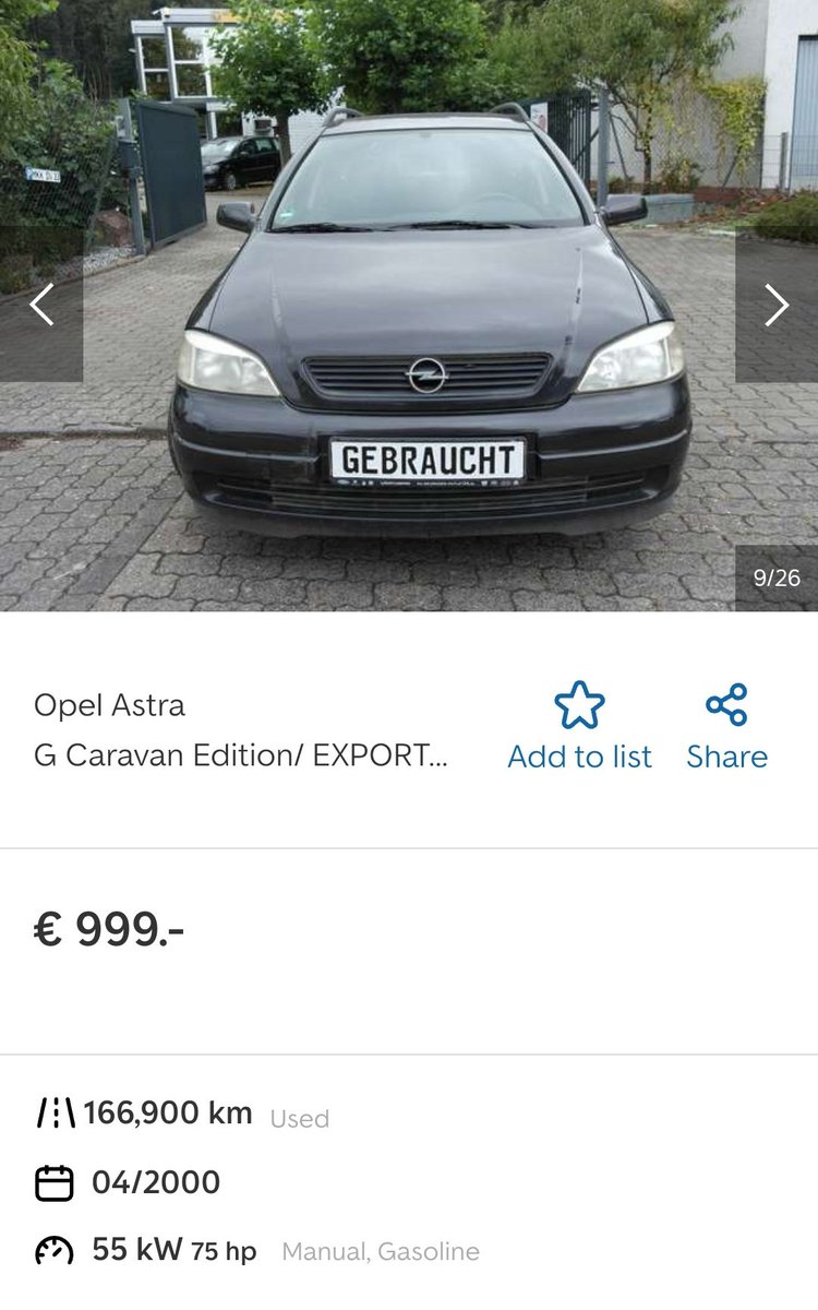 AutoLegendz's tweet photo. Na minha opinião o carro mais charmoso, mas infelizmente o mais caro da lista, pouco rodado, versátil, muito confiável e com poucas mudanças capaz de se tornar divertido, junto com o Corsa seria minha escolha para primeiro carro na UE! E os seus, quais seriam? https://t.co/4OHZNtjGEd