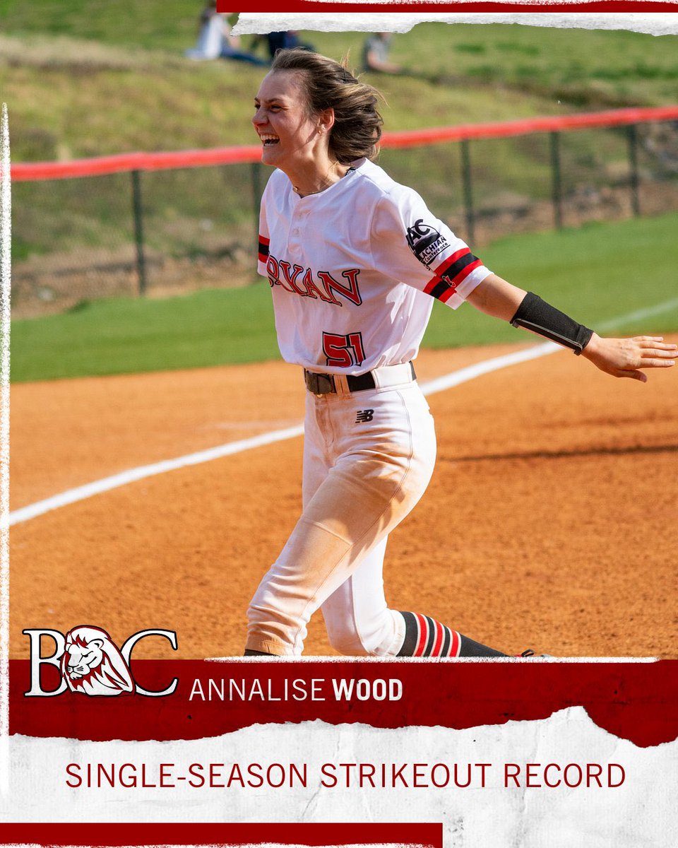 📈 RECORD YEAR 📈

With her 7th strikeout in today’s game, Annalise Wood broke the program record for strikeouts in a season with 153 in just 84 innings. 

She dethrones Kaitie Sims who previously held the record with 152 K’s in 1173 innings in 2014. 

#Contend | @annalisekwood