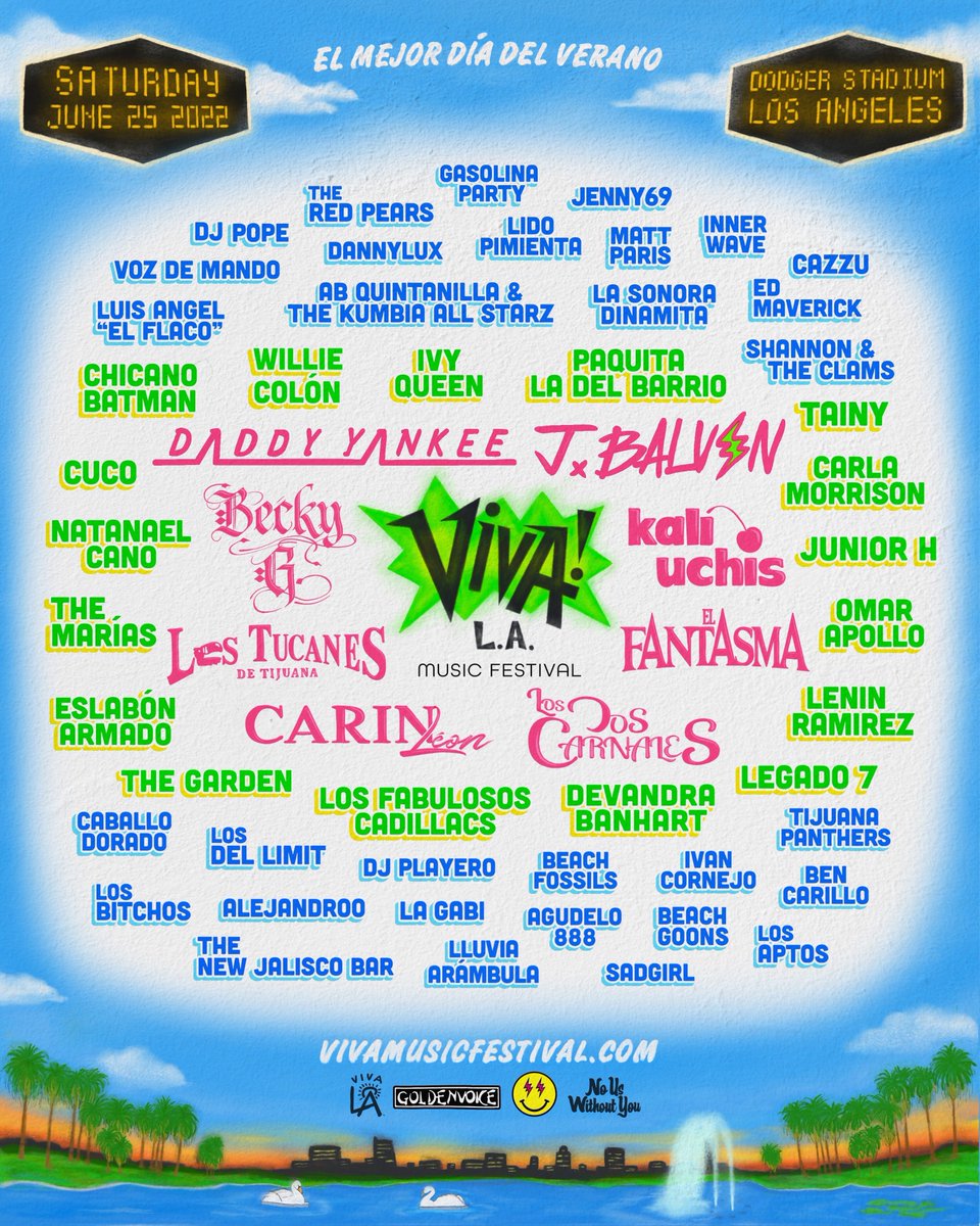 El mejor día del verano 🦢 

Sign up now for the Presale that begins this Saturday at 10am PT vivamusicfestival.com