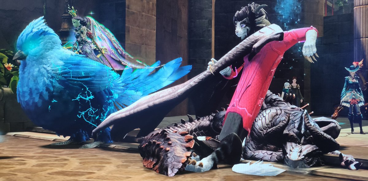Migg_Gaming's tweet photo. If there are big birds there must be big cats 🐤🐈
#Gw2 #GuildWars2 https://t.co/JwytXxx943