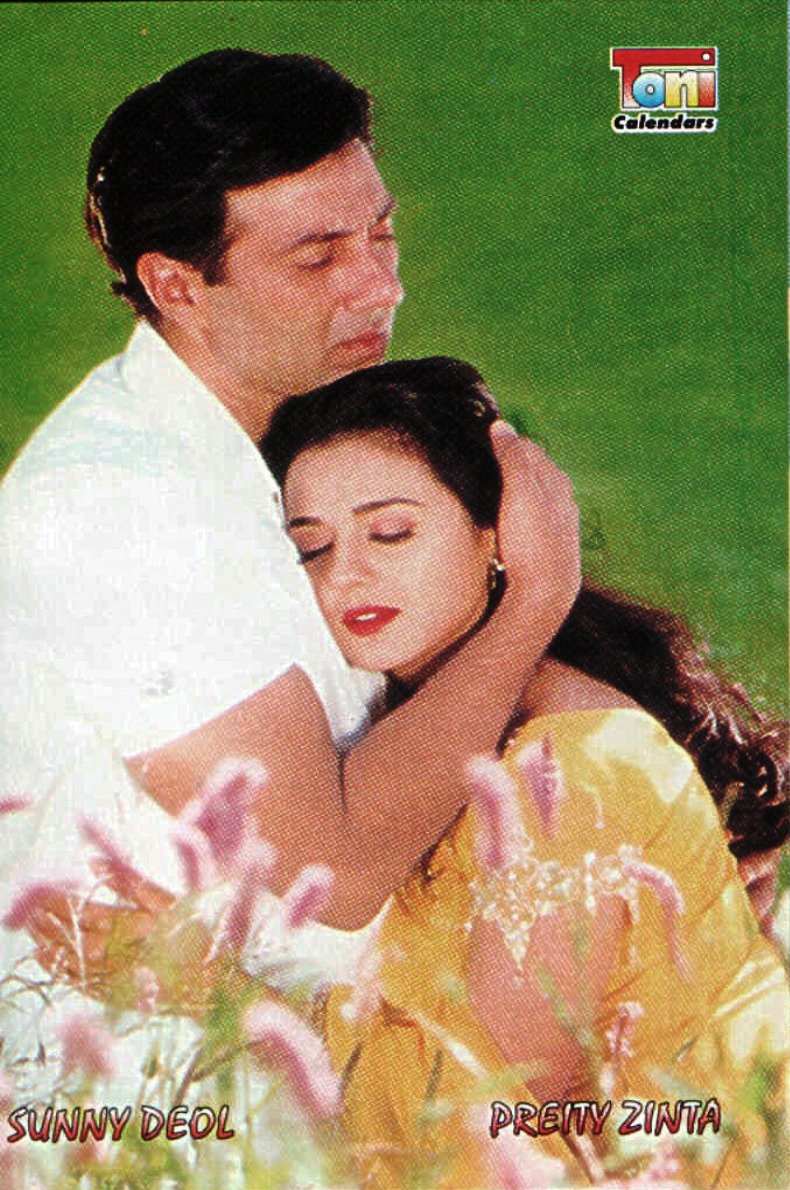 sowika71's tweet photo. #SunnyDeol and #PreityZinta in the film 'Farz' (2001) #postcards
#BollywoodFlashback 
#screencouples
Thanks to @MuVyz https://t.co/si4RxWO811