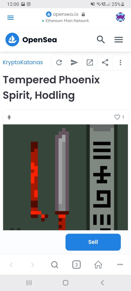 binareth's tweet image. So excited about this new nft , it's an nft with a narrative. Looking forward to the possibilities of where NFTs can go #nft #crypto #future @kryptokatanas @opensea