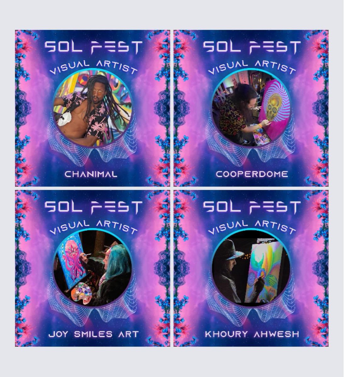 meta_amp's tweet photo. Announcing our first round of visual artists with live painters, muralists, and more to come!
#solfestfl #livepaint #VisualArt https://t.co/uGzwfYlk3G
