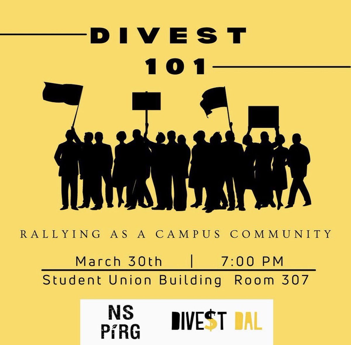 Divest 101 is tomorrow and everyone is welcome!! We hope to see you all there🤗