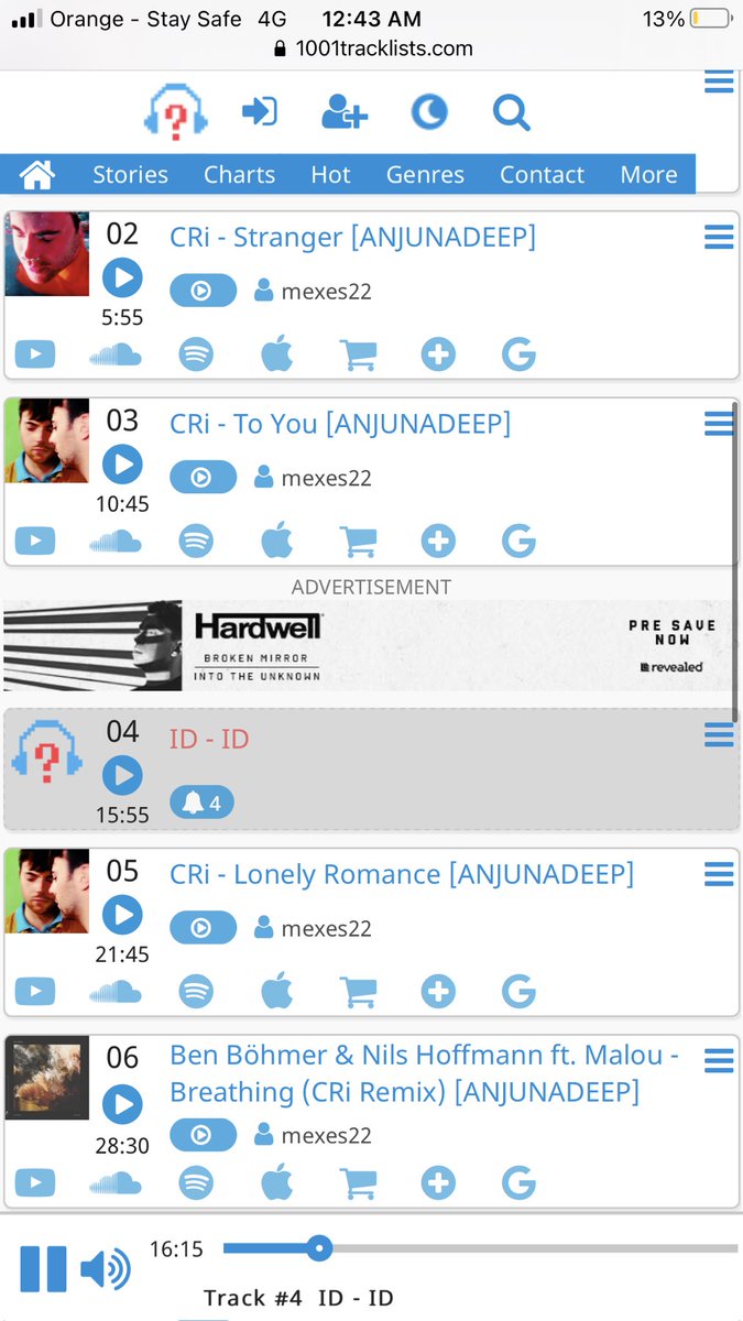 resemo's tweet photo. @CRi_music Big fan of yours mate. Loved your Printworks set. Wanted to know THIS ID PUHLEEZ! :D Major tune 🔥 https://t.co/36x7i1PsRl
