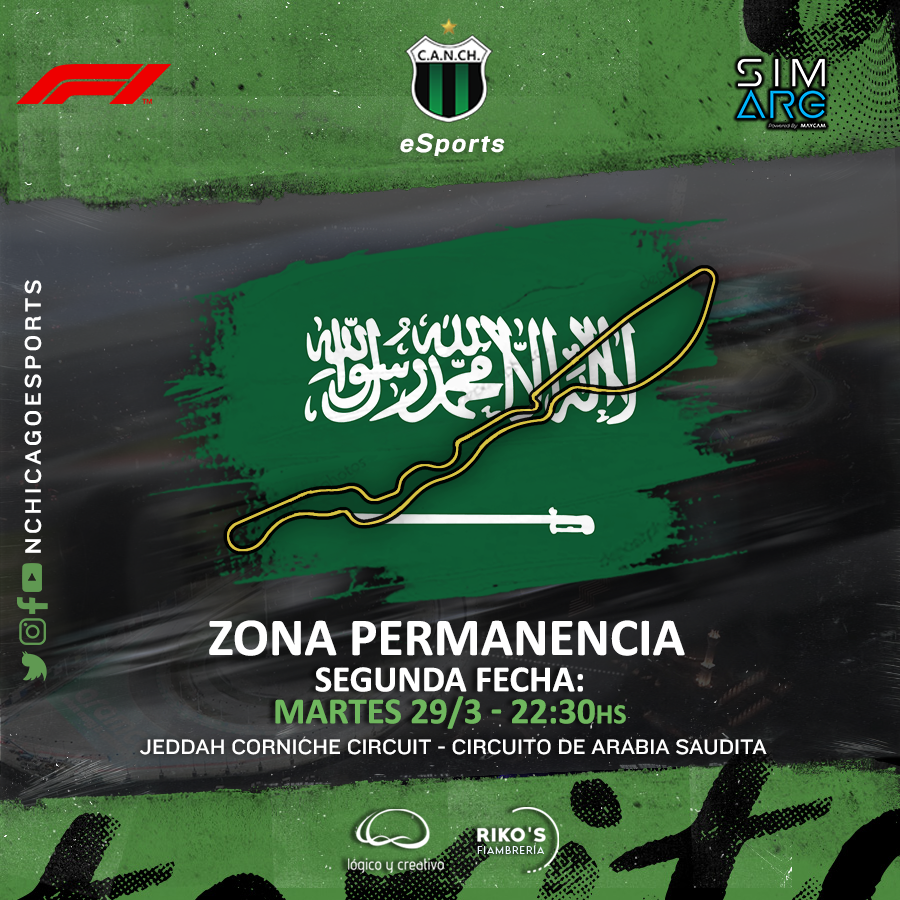 nchicagoesports's tweet photo. #F1🏎️
Hoy se corre la segunda fecha de #SimArg! A las 22:30 hs nos podes ver por Twitch en /simargformula🤟
Mucha suerte equipo!🏁
#AhoraChicago💚🖤 https://t.co/3nto4abZvC