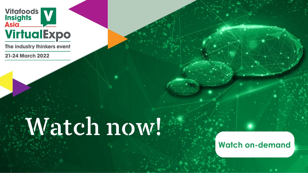Couldn't join us at Vitafoods Insights Virtual Expo Asia?

You can find all of our content from this year's event on demand 💻

Watch on-demand here 👉: ow.ly/Zjlt50Ive0A

#VitafoodsInsights #Vitafoods #nutraceuticalindustry #APACnutraceuticals #APAC
