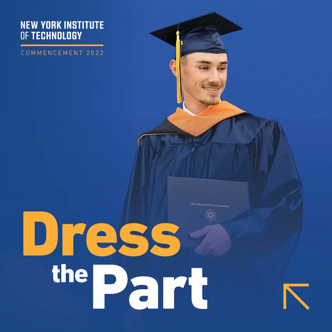 At this year's commencement, it's only right for you to dress the part.  That includes wearing your cap and gown. All graduates must order their  cap and gown by April 1, 2022.