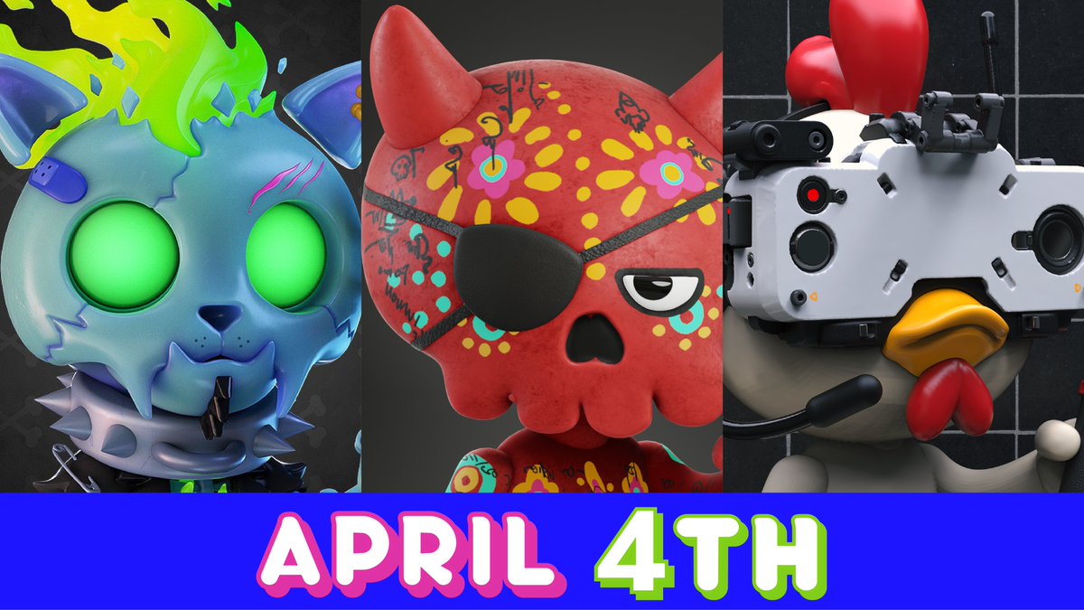 BattleGrowlies's tweet photo. Mark your calendars! ⬇️
--> 1⃣st auction batch! @CryptoMories @iwwon_official  @MechNuggets @wkartNFT https://t.co/jY9Dm5tmpk