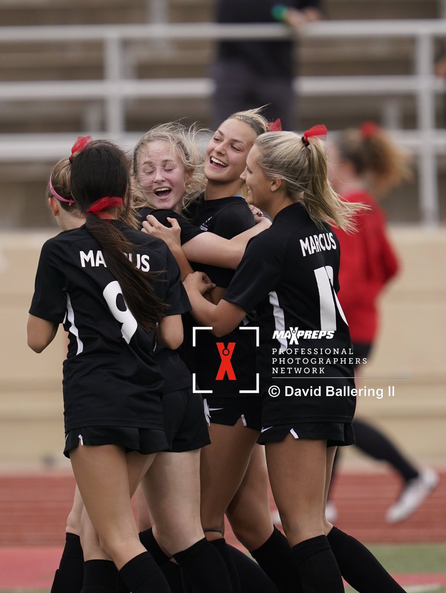 Marcus ladies win the UIL area championship, defeating Arlington by a score of 5-1.
<a href="/Marcus_MMFCG/">Marcus Girls Soccer</a> <a href="/ahscoltsoccer/">Arlington High Colt Soccer</a> @LethalSoccer <a href="/ctgdentoncounty/">The Cross Timbers Gazette</a> <a href="/tascosoccer/">TASCO</a> <a href="/Marcus_HS/">Marcus High School</a> <a href="/MarcusRedNation/">MARCUS RED NATION</a>
