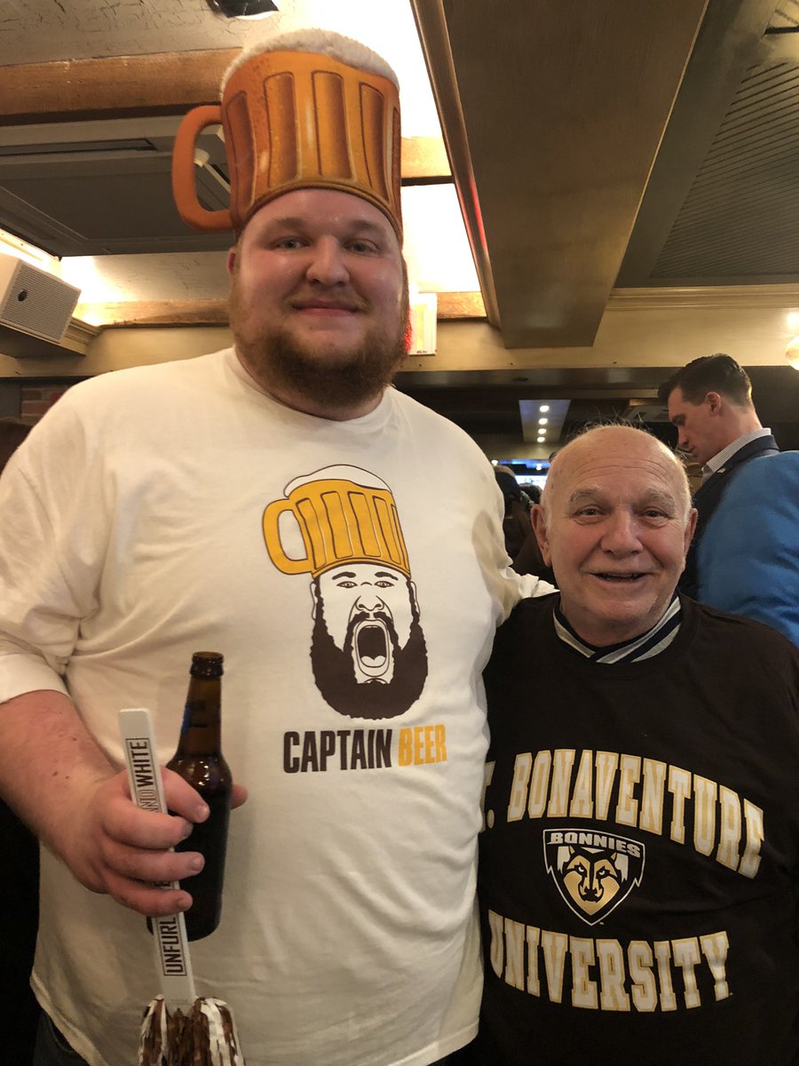 My dad, Bonaventure class of 60 with Bonnies super fan <a href="/dom_grecco/">Dominic Grecco</a>   <a href="/StBonaventure/">St. Bonaventure U</a> <a href="/GoBonnies/">St. Bonaventure Athletics</a> <a href="/SBUnfurled/">SBUnfurled</a> <a href="/BonniesMBB/">Bonnies Men's Basketball</a> <a href="/MikeVacc/">Mike Vaccaro</a>