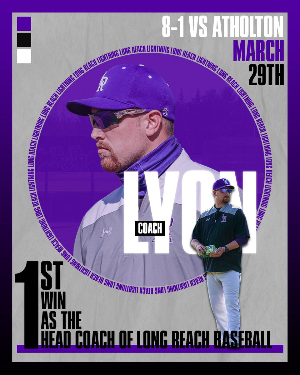 Congratulations to <a href="/CoachLyon_LRHS/">Anthony Lyon</a> on his first career W as Head Coach of the Long Reach Lightning!