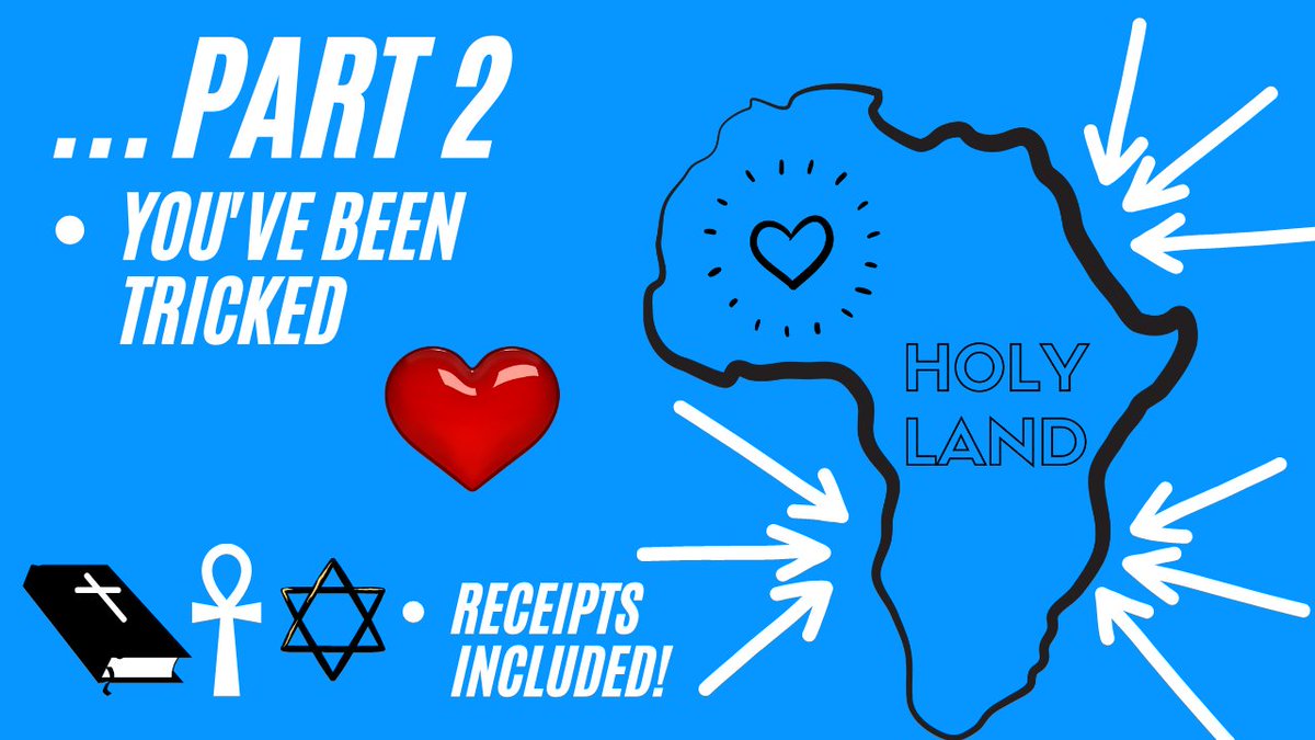 SquareHuxtable's tweet photo. We've been tricked!!! Africa is the Promised Land Pt 2
#Afrika #AfricanDiaspora #Bantu #BantuIsraelites

https://t.co/l4cnJdh11z https://t.co/ytUgVVWxIS