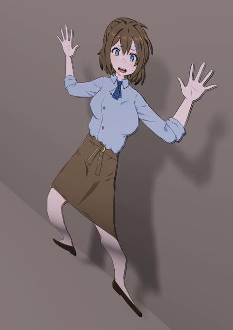 skebより。#平面化 #blender 